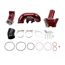 Load image into Gallery viewer, Wehrli 2007.5-2010 LMM Duramax High Flow 3in Y-Bridge Kit- WCFab Red