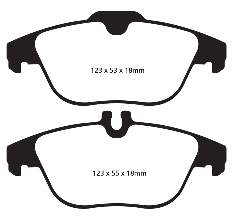 EBC YellowStuff Rear Brake Pads - DP42012R EBC