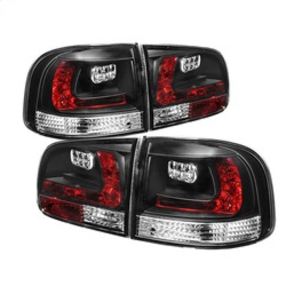 Spyder Volkswagen Touareg 03-07 LED Tail Lights Black ALT-YD-VTOU04-LED-BK SPYDER