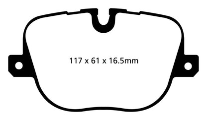 EBC GreenStuff Rear Brake Pads - DP62068 EBC