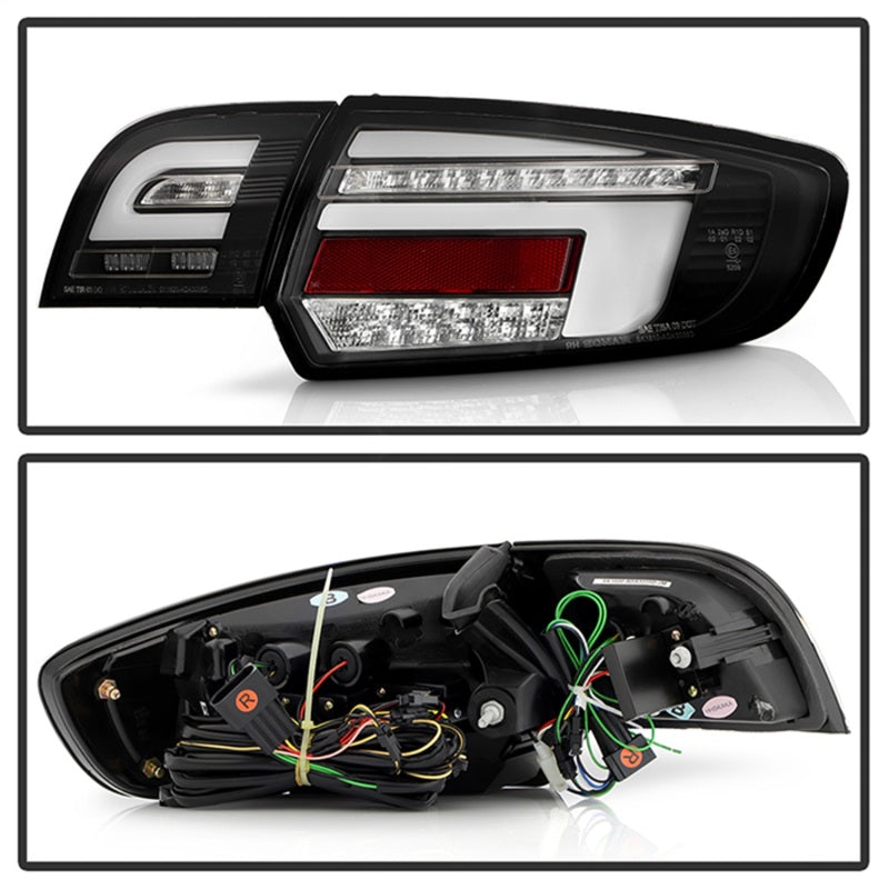 Spyder 03-08 Audi A3 Full LED Tail Lights - Black (ALT-YD-AA303-LED-BK) SPYDER