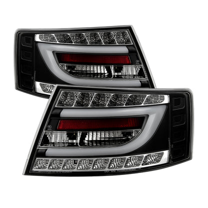 Spyder Audi A6 05-08 4Dr Sedan Only Version 2 Light Bar LED Tail Lights Blk ALT-YD-AA605V2-LBLED-BK SPYDER