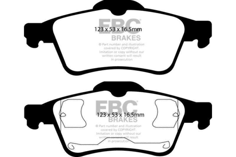 EBC YellowStuff Rear Brake Pads - DP41354R