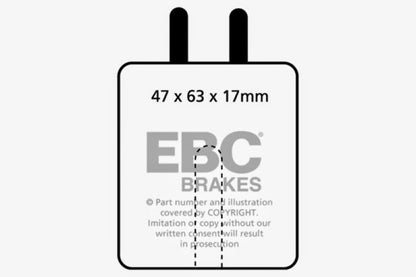 EBC RedStuff Front Brake Pads - DP3120C EBC