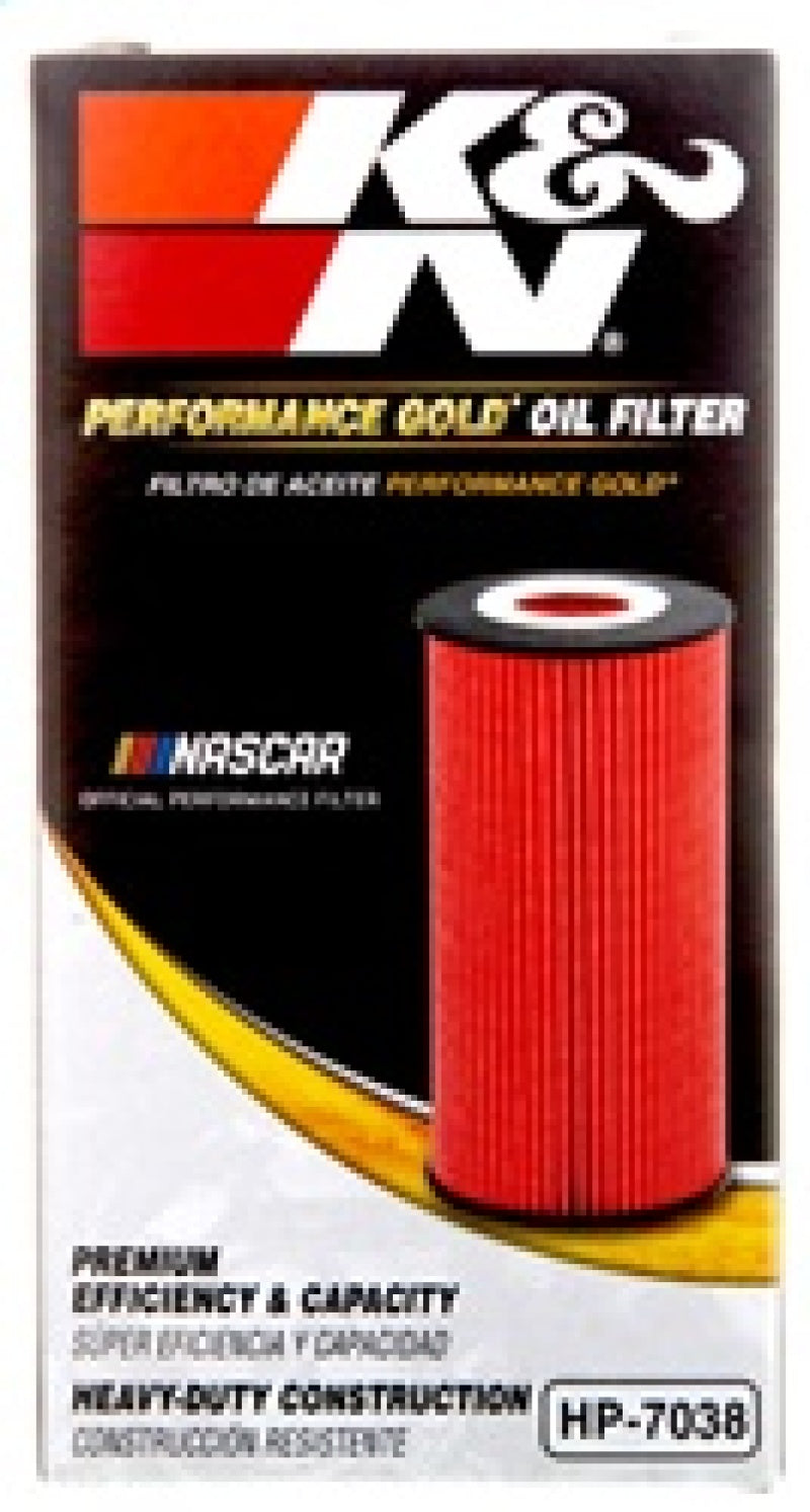 K&N Performance Oil Filter for 2019 Audi A3 2.0L K&N Engineering