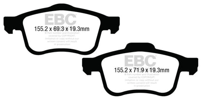 EBC YellowStuff Front Brake Pads - DP43026R EBC