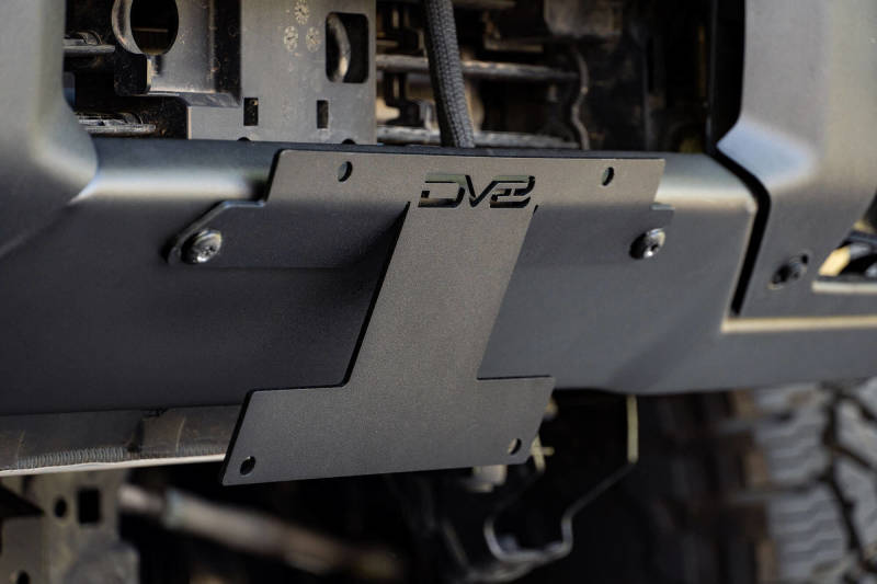 DV8 Offroad 21-22 Ford Bronco Factory Front Bumper Licence Relocation Bracket - Front DV8 Offroad