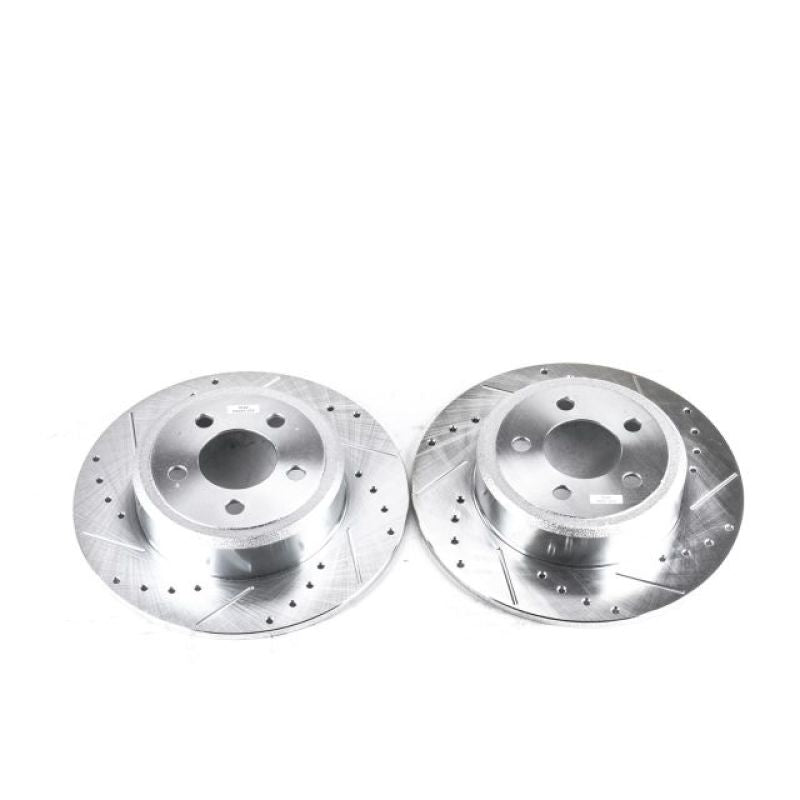Power Stop 05-19 Chrysler 300 Rear Evolution Drilled & Slotted Rotors - Pair PowerStop