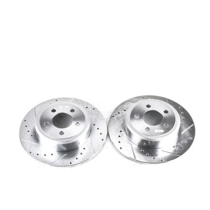 Power Stop 05-19 Chrysler 300 Rear Evolution Drilled & Slotted Rotors - Pair PowerStop