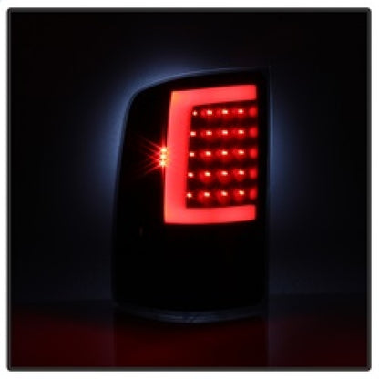 xTune 07-13 GMC Sierra 1500 LED Tail Lights - Black Smoke (ALT-ON-GS07-G2-LED-BSM) SPYDER