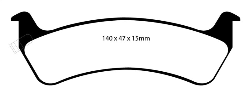 EBC GreenStuff Rear Brake Pads - DP61129 EBC