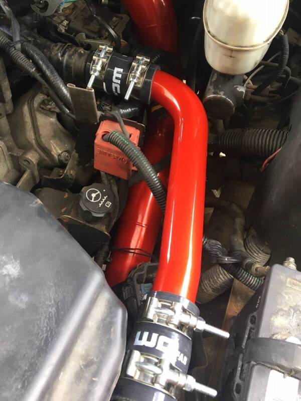 Wehrli 01-05 Chevrolet 6.6L LB7/LLY Duramax Upper Coolant Pipe - Illusion Blueberry - WCF100860-IBB