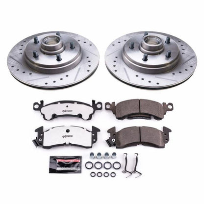 Power Stop 85-89 Buick Electra Front Z26 Street Warrior Brake Kit PowerStop
