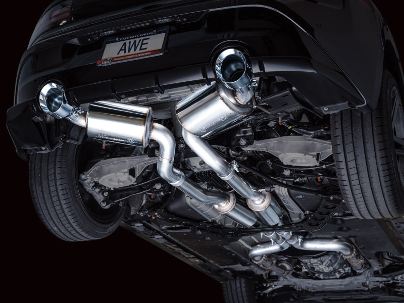 AWE 2023 Nissan Z RZ34 RWD Touring Edition Catback Exhaust System w/ Chrome Silver Tips AWE Tuning
