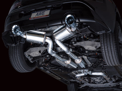 AWE 2023 Nissan Z RZ34 RWD Touring Edition Catback Exhaust System w/ Chrome Silver Tips AWE Tuning