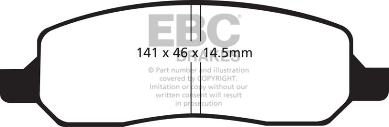 EBC GreenStuff Rear Brake Pads - DP21770 EBC