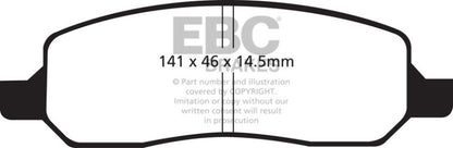 EBC GreenStuff Rear Brake Pads - DP21770 EBC