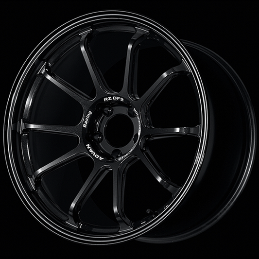 ADVAN Racing RZ-DF2 20x11 +35 5x112 Wheel - Titanium Black - YAF0M35MTB