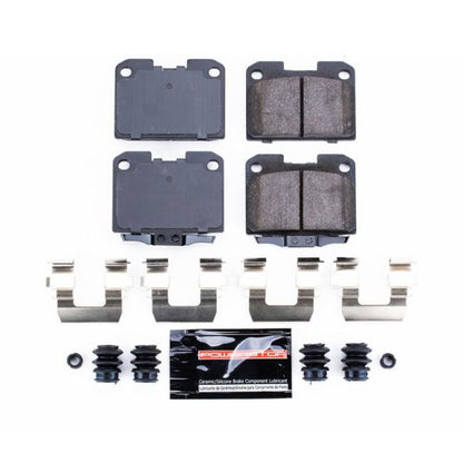 Power Stop 95-96 Dodge Stealth Rear Z23 Evolution Sport Brake Pads w/Hardware PowerStop