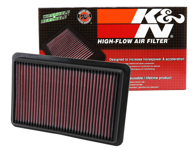 K&N Replacement Air Filter 12-13 Mazda 3 Skyactiv 2.0L / 13-14 Mazda CX-5 2.0L / 14 Mazda 6 2.5L K&N Engineering