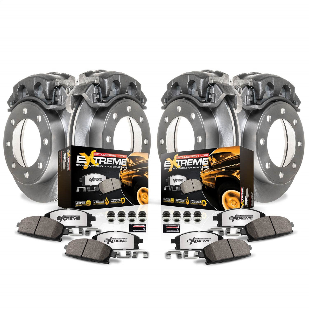 Power Stop 01-02 Ford E-450 Econoline Super Duty Front & Rear Autospecialty Brake Kit