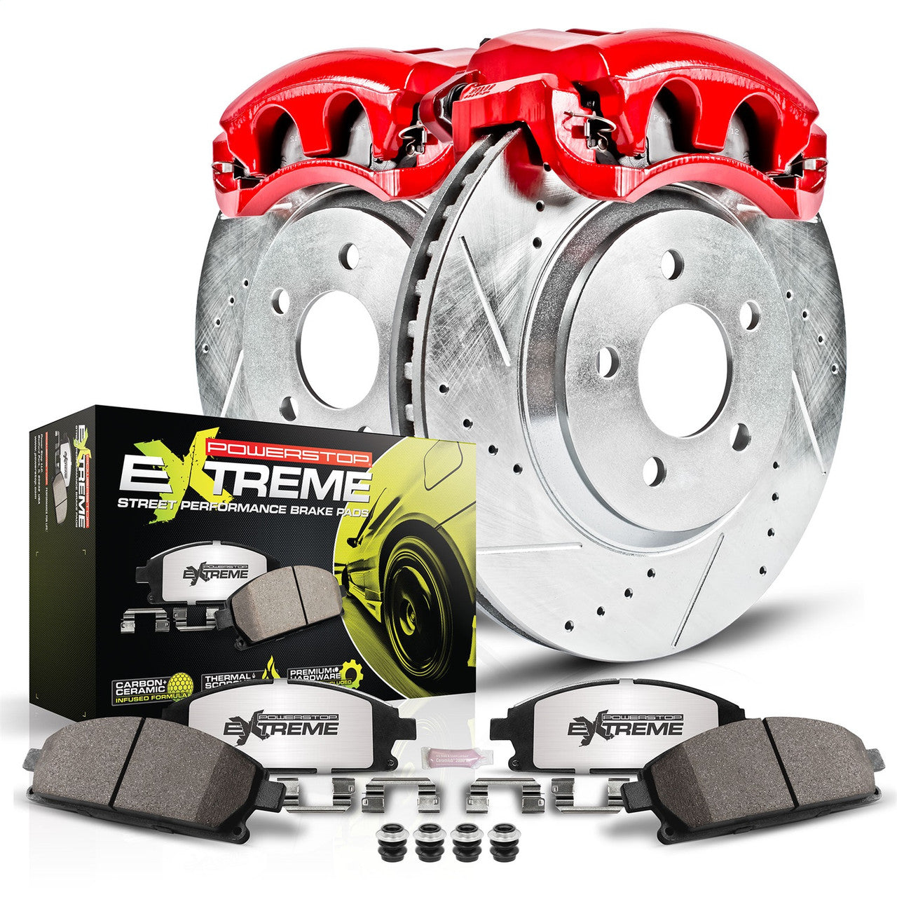 Power Stop 08-09 Buick LaCrosse Front and Rear Z26 Street Kit w/Cals