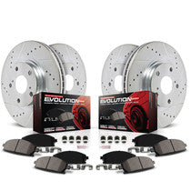 Power Stop 02-04 Acura RL Front & Rear Z26 Street Warrior Brake Kit