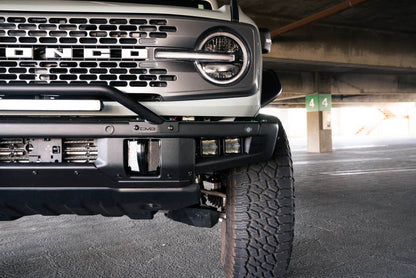 DV8 Offroad 21-22 Ford Bronco Factory Bumper Pocket Light Mount (Pair) 3in LED Pod Lights DV8 Offroad