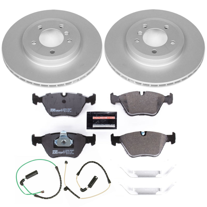 Power Stop 06-08 BMW Z4 Front Euro-Stop Brake Kit PowerStop