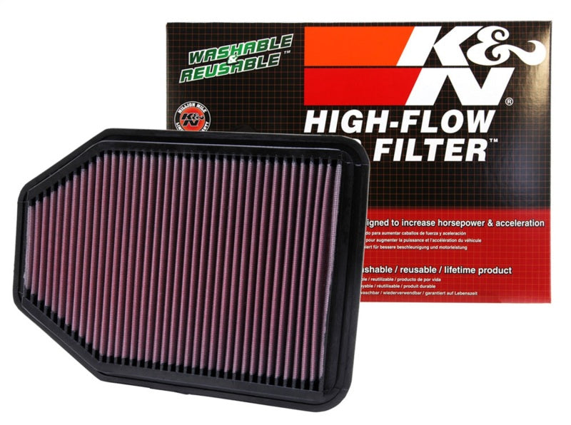 K&N 07-10 Jeep Wrangler 3.8L V6 Drop In Air Filter K&N Engineering