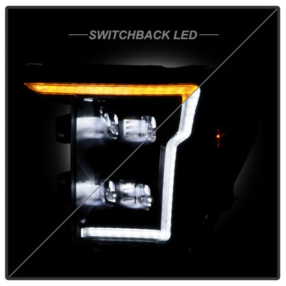 Spyder Ford F150 20-21 Quad High-Power LED Module - Black (PRO-YD-FF15021HALAP-SBSEQ-BK) SPYDER