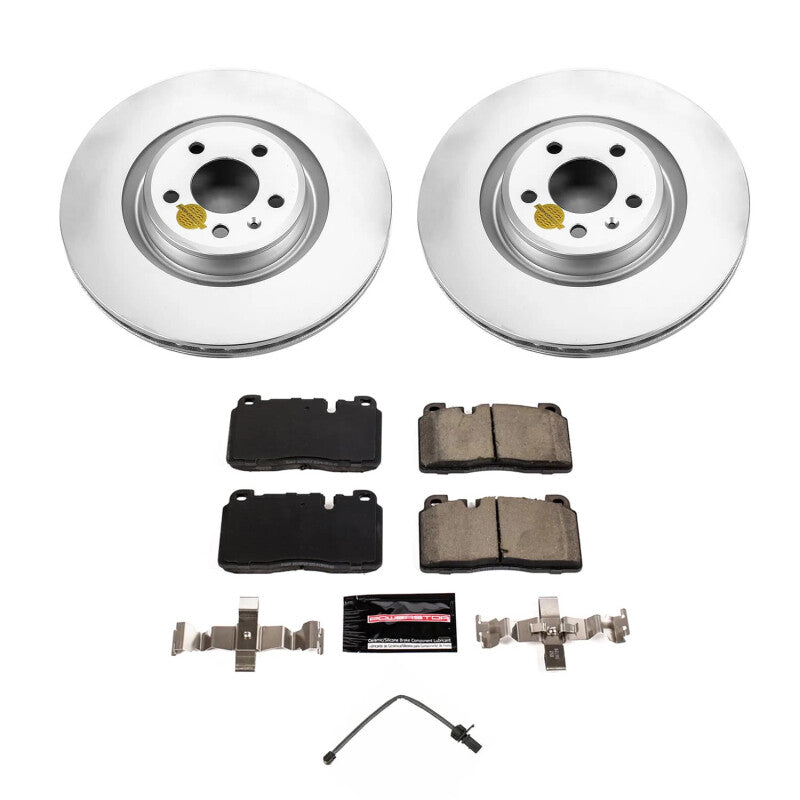 Power Stop 13-15 Audi Q5 Front Z23 Coated Brake Kit PowerStop