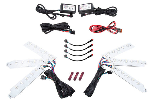 Diode Dynamics 15-17 Ford Mustang RGBW DRL LED Boards