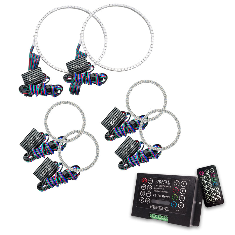 Oracle Nissan Frontier 01-04 Halo Kit - Triple - ColorSHIFT w/ 2.0 Controller ORACLE Lighting