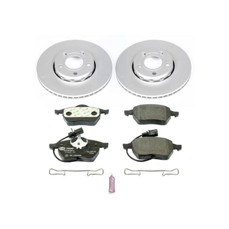 Power Stop 99-04 Audi A4 Front Euro-Stop Brake Kit PowerStop