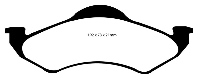 EBC YellowStuff Front Brake Pads - DP41318R EBC