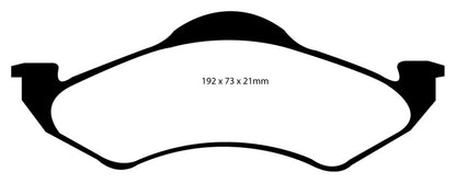 EBC YellowStuff Front Brake Pads - DP41318R EBC