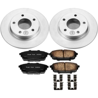 Power Stop 01-03 Mazda Protege Rear Z17 Evolution Geomet Coated Brake Kit PowerStop