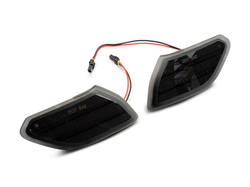 Raxiom 18-23 Jeep Wrangler JL Axial Series LED Fender Flare Marker Lights- Smoked