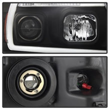 Load image into Gallery viewer, Spyder 04-08 Ford F-150 Projector Headlights - Light Bar DRL - Black PRO-YD-FF15004V2-LB-BK