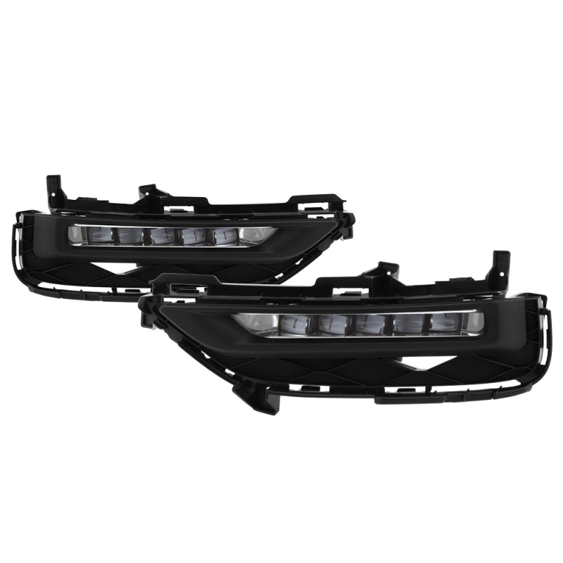 Spyder Honda Accord Coupe 2016-2017 OEM LED Fog Lights W/Switch- Clear FL-HA2016-2D-LED-C SPYDER