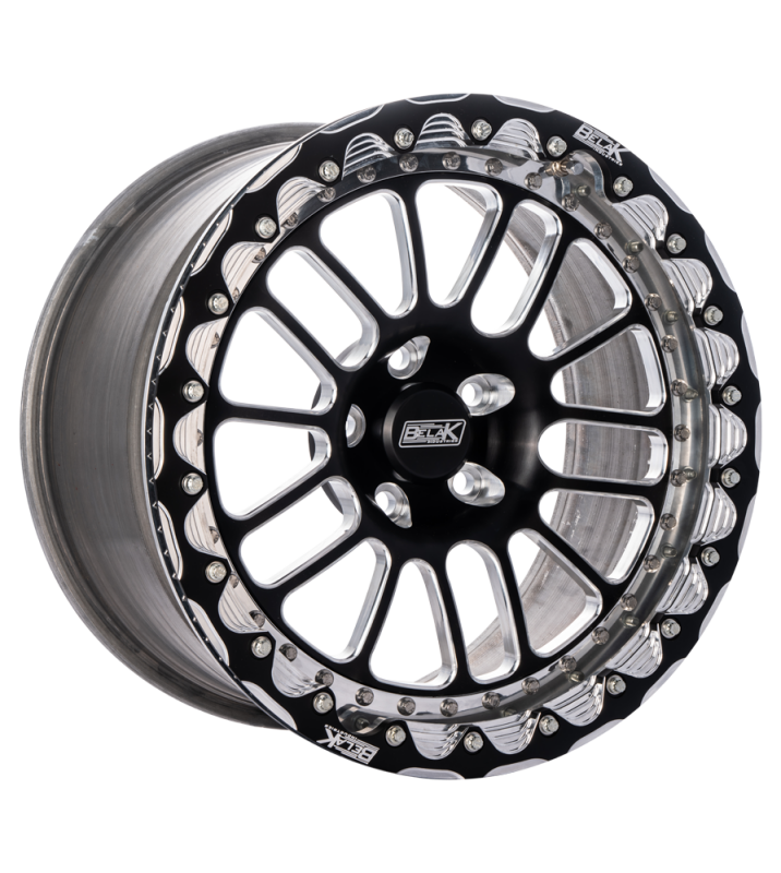 Belak 15x7 / Honda AWD Rear / 4x100 BP / Series 2 Wheel - Single Beadlock 15074100S24BS-SBL