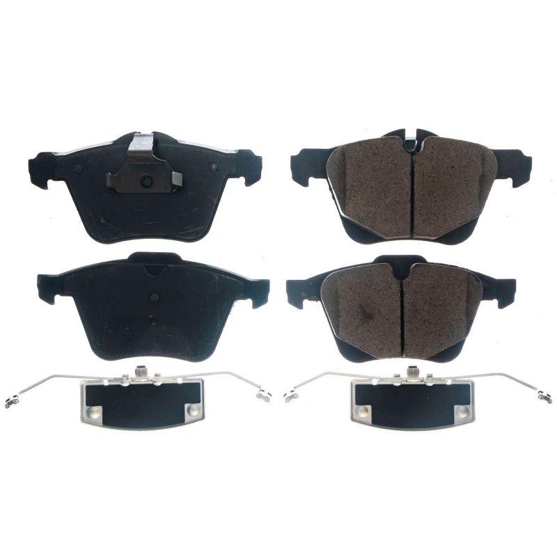 Power Stop 14-19 Jaguar F-Type Front Z17 Evolution Ceramic Brake Pads w/Hardware PowerStop