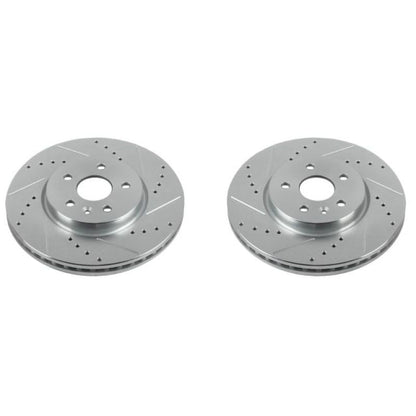 Power Stop 13-16 Chevrolet Trax Front Evolution Drilled & Slotted Rotors - Pair PowerStop