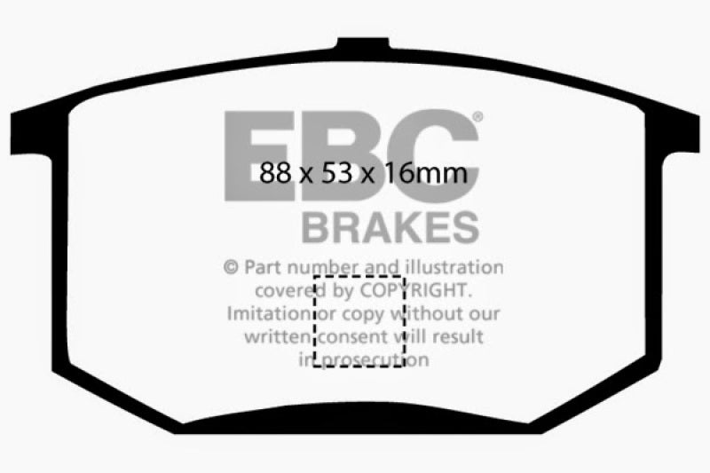 EBC GreenStuff Rear Brake Pads - DP2298 EBC