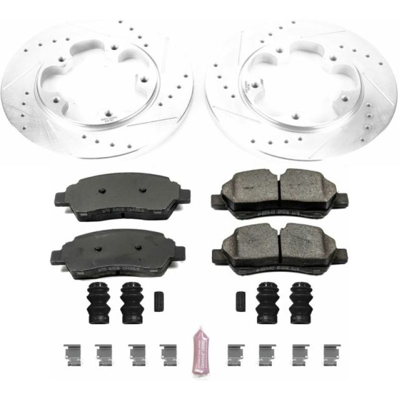 Power Stop 15-19 Ford Transit-150 Rear Z23 Evolution Sport Brake Kit PowerStop
