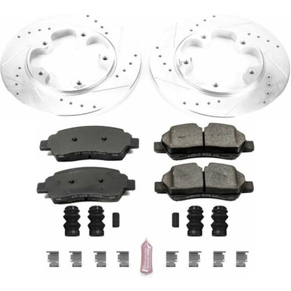Power Stop 15-19 Ford Transit-150 Rear Z23 Evolution Sport Brake Kit PowerStop