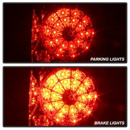 Spyder Toyota Tundra 07-13 LED Tail lights Red Clear ALT-YD-TTU07-LED-RC SPYDER