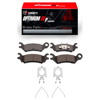 R1 Rear OE Brake Pads Kit 1986-1987 Mazda 626 - 2551-0361-01