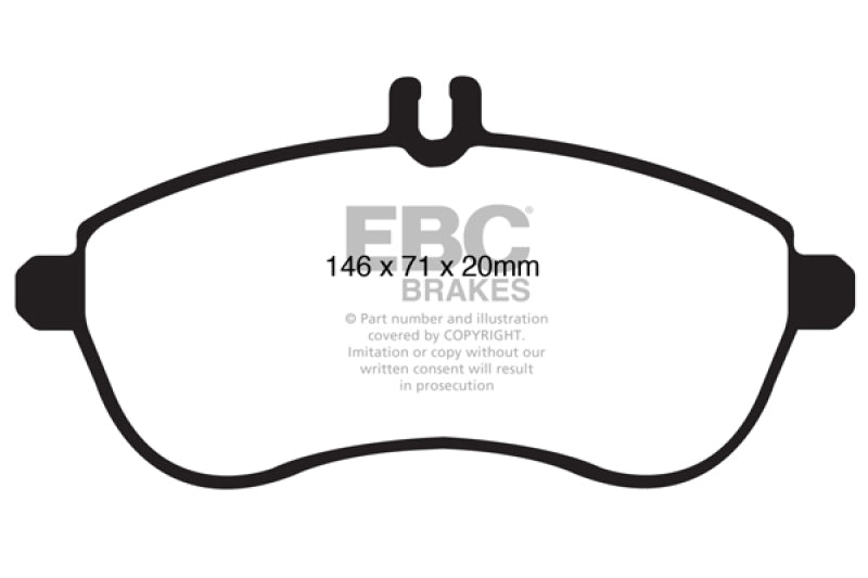 EBC YellowStuff Front Brake Pads - DP41989R